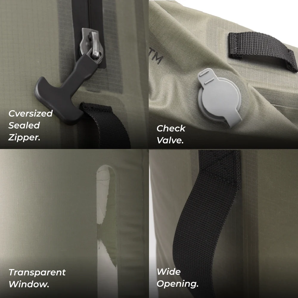 FLEXTAIL X VOLLYC EZY SET BUNDLE - 3 Size Waterproof Travel Vacuum Pack For Luggage Space Saving - Image 11