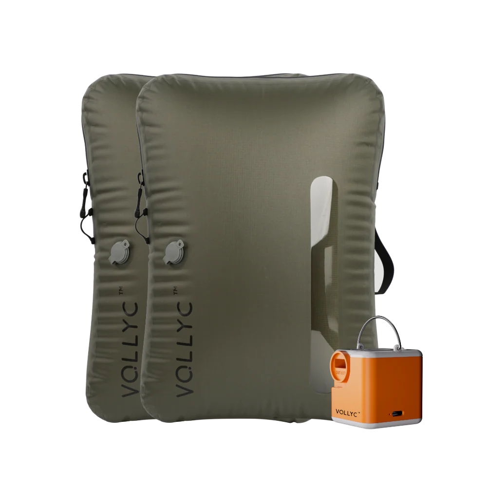 FLEXTAIL X VOLLYC EZY SET BUNDLE - 3 Size Waterproof Travel Vacuum Pack For Luggage Space Saving - Image 24