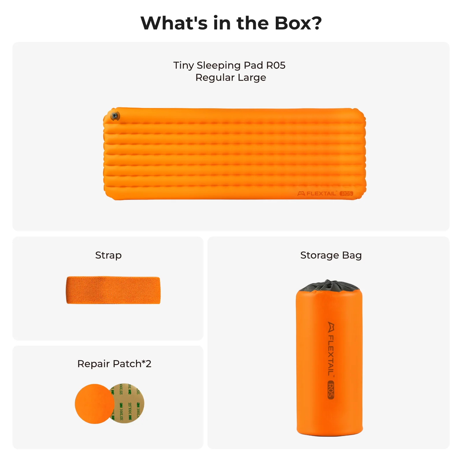TINY Sleeping Pad R05 Large- Larger, Lighter, More Comfortable (196cm, 5 R-value) - Image 12