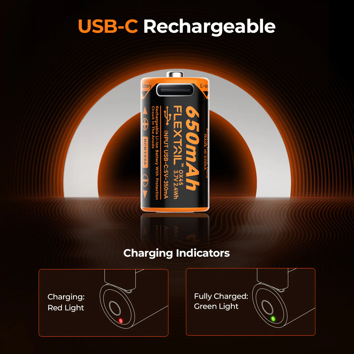 ZERO BATTERY - High Performance RCR123A Li-ion Battery - Image 3